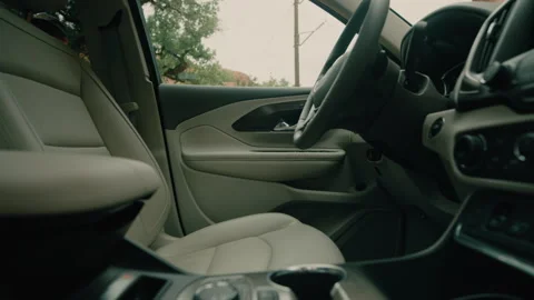 Starting and Driving a Car Stock Footage 320356802