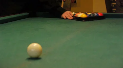 Starting of the billiards Video stock 909290