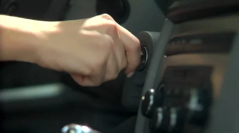 Starting a Car Stock Footage 966040