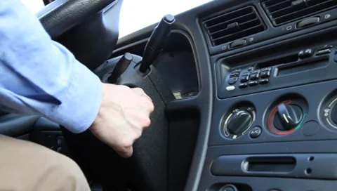 Starting car Vídeos de archivo 8523909