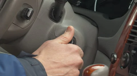 Starting Car Stock Footage 65450818