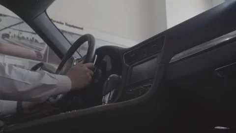 Starting the car Stock Footage 136392973