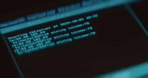 Starting of a Command and Control server Stock Footage 321751665