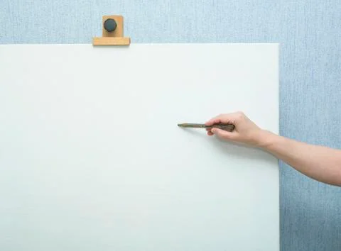 Starting To Draw 写真素材