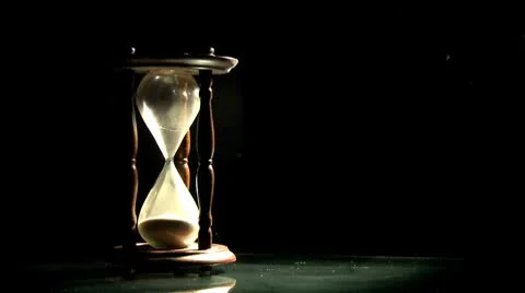 Starting hourglass Stock Footage 8953754