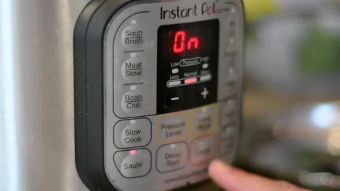 Starting the Instapot Stock Footage 136059553