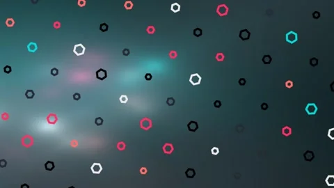Starting motion imagery with colorful circular patterns and soft glow Stock Footage 328618786