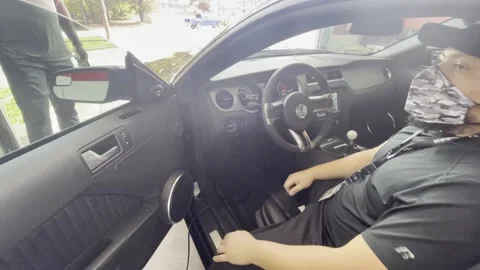 The Starting Of A Mustang GT Video stock 237969825