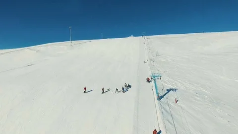 Starting point of the giant track. Stock Footage 70308157