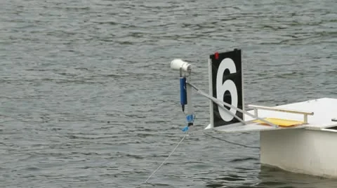 Starting point for rowing Stock Footage 10789843