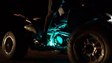 Starting a quad Stock Footage 87280106