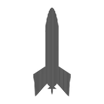 Starting rocket sign. Stock-Illustration