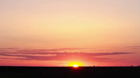 Startling sunrise timelapse Stock Footage 42929147