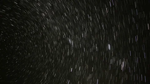 StarTrail 4K - 7 Sec Stock Footage 72994312