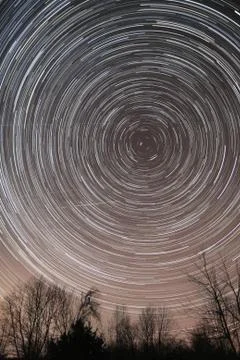 Startrail timelapse Stock Photos