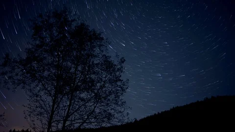 Startrails timelapse video time lapse Stock Footage 99707145