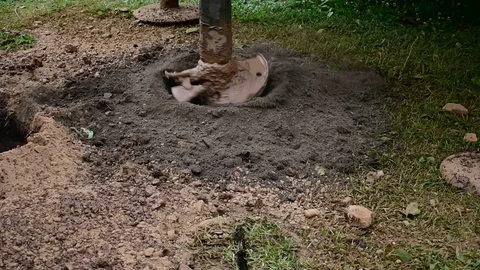 Starts drilling Stock Footage 112921701