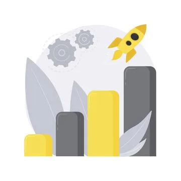 Startup accelerator abstract concept vector illustration. Illustrazione stock