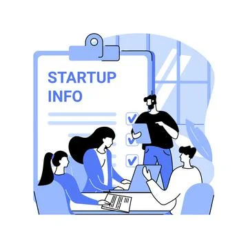 Startup accelerator isolated cartoon vector illustrations. Stock Illustration