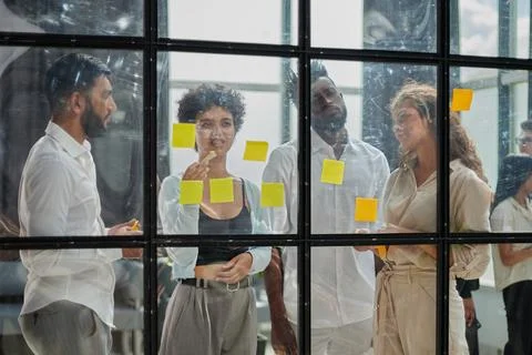 Startup and implementation of a small business project. Stock Photos