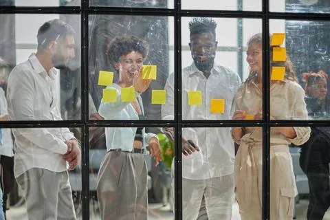 Startup and implementation of a small business project. Stock Photos