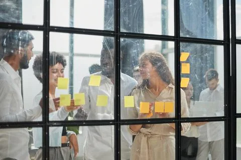 Startup and implementation of a small business project. Stock Photos