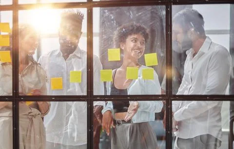 Startup and implementation of a small business project. Stock Photos