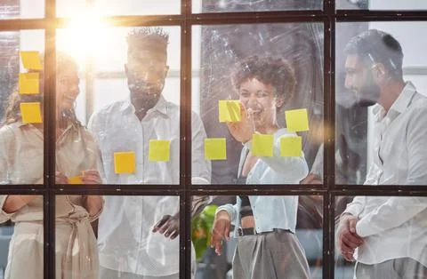 Startup and implementation of a small business project. Stock Photos