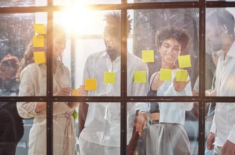 Startup and implementation of a small business project. Stock Photos