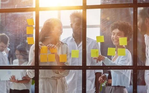 Startup and implementation of a small business project. Stock Photos