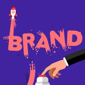Startup brand Stock Illustration
