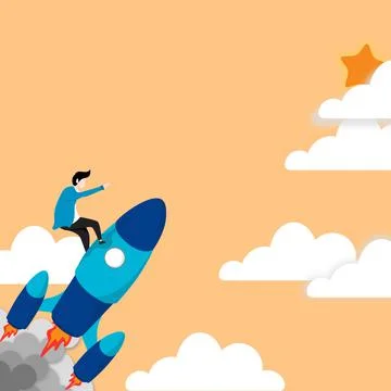 Startup business concept Stock Illustration