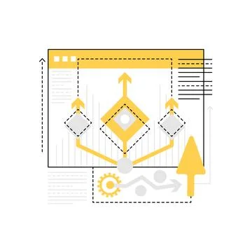 Startup business development Stockillustratie