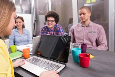 Startup business group Stock Photos
