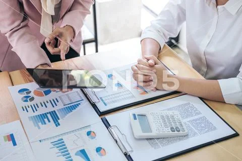 Startup business people group meeting, Young creative coworkers team working Stock Photos