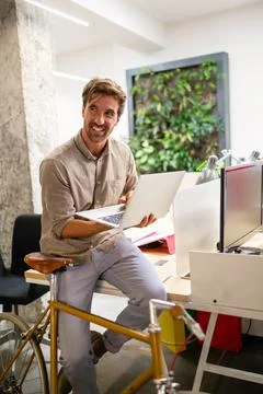 Startup business, software developer business people working on computer at 스톡 사진
