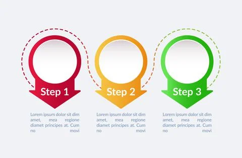 Startup company vector infographic template 스톡 일러스트