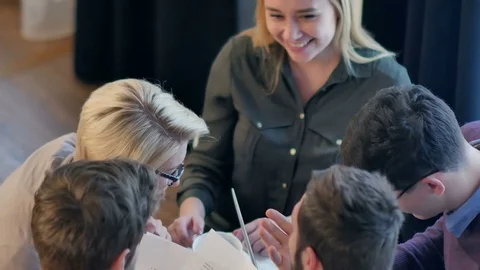 Startup diversity teamwork working and planning project Vídeo Stock 78725750