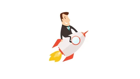 Startup Growth Animation Vídeos de archivo 195943698
