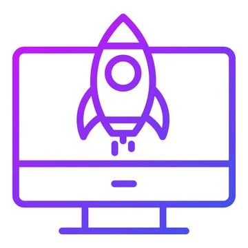 Startup Icon. User interface Vector Illustration, As a Simple Vector Sign a.. 스톡 일러스트