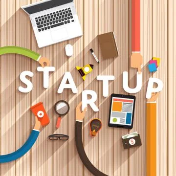 Startup Stock Illustration