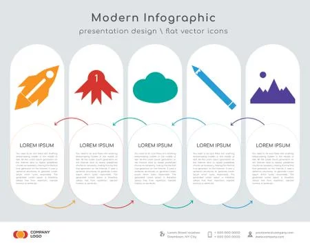 Startup infographics design イラスト素材