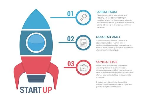 StartUp Infographics Stock Illustration