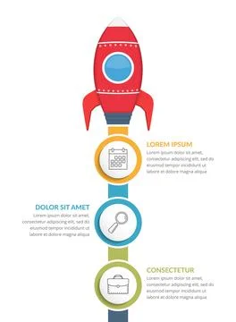 StartUp Infographics Stock Illustration