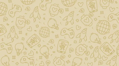 Startup innovation technology digital pattern icons Stock Footage 326914996