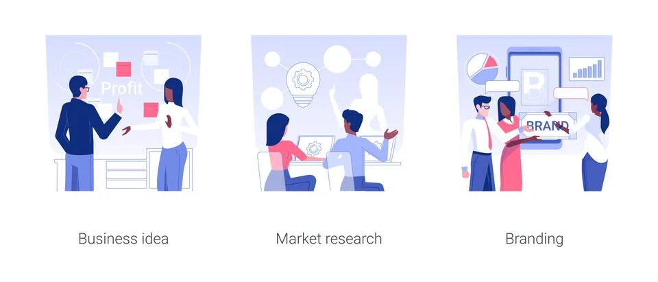 Startup launch isolated concept vector illustrations. Stock Illustration