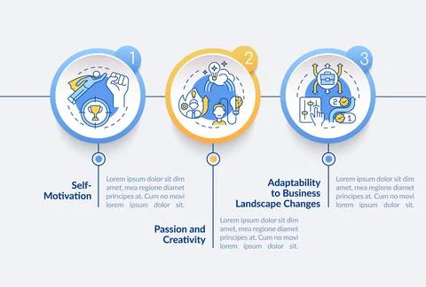Startup launch requirements vector infographic template 스톡 일러스트