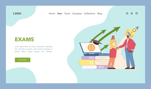 Startup mentorship program. Flat vector illustration Illustrazione stock