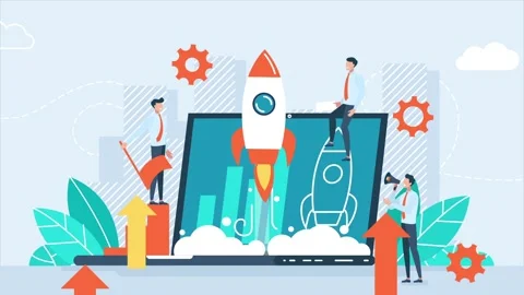 Startup new business project. Development process. Innovation creative idea. Stock Footage 150679548