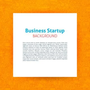 Startup Paper Template Stock Illustration